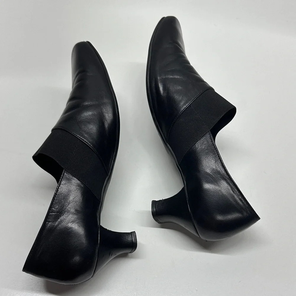 Beautifeel Pumps Low Heel Slip On Comfort Causal Shoes Leather Black Size 38 8_5